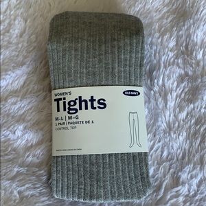 ✨NWT✨ OLD NAVY GREY RIBBED TIGHTS